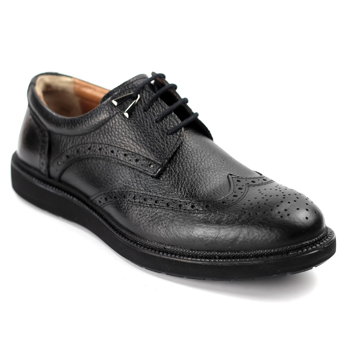 YEPA BORA BROWN BROGUE STAFF SHOE