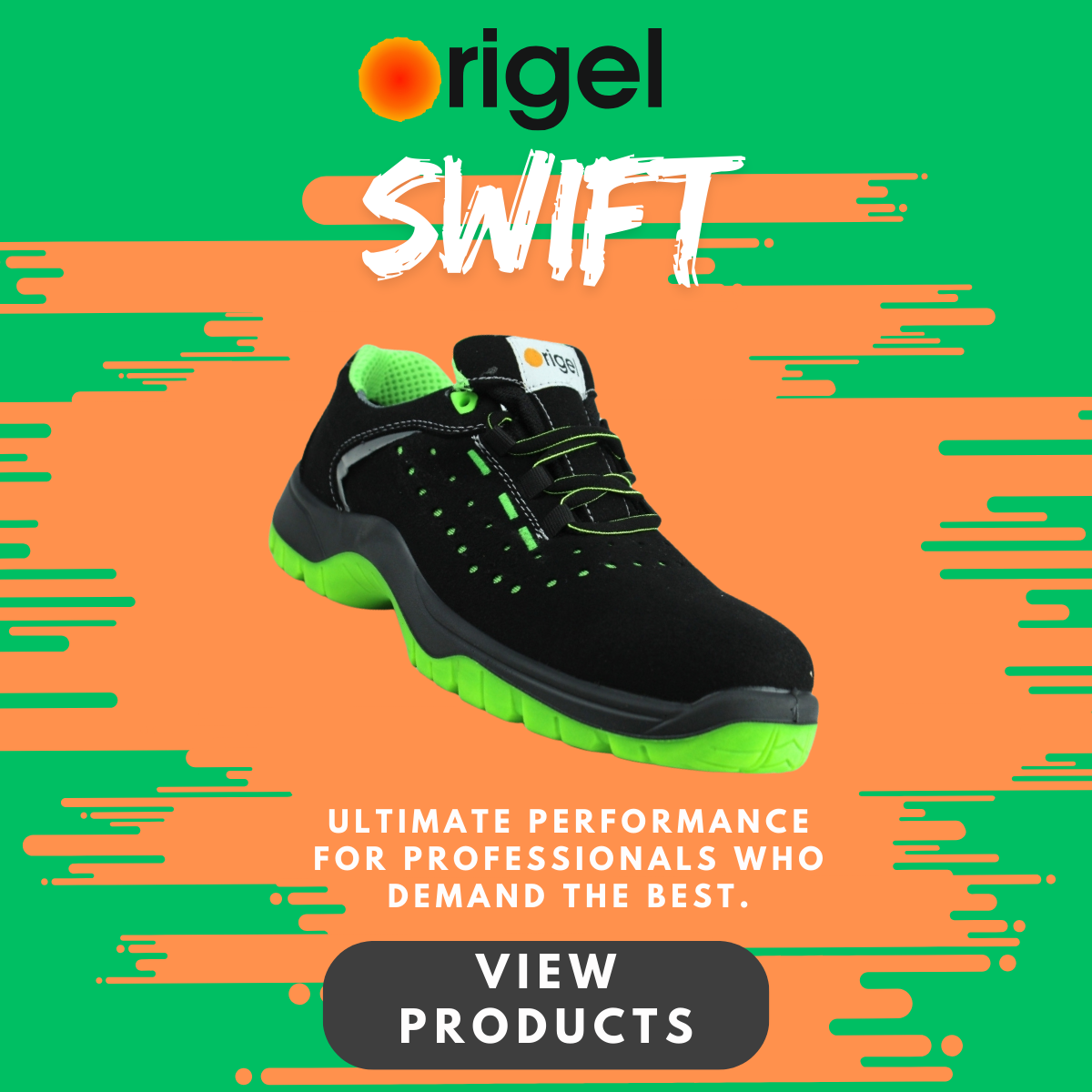 Rigel Swift lightweight safety shoe collection