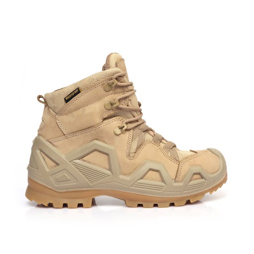 RIGEL PRO TACTICAL MID WATERPROOF POLICE BOOT BEIGE