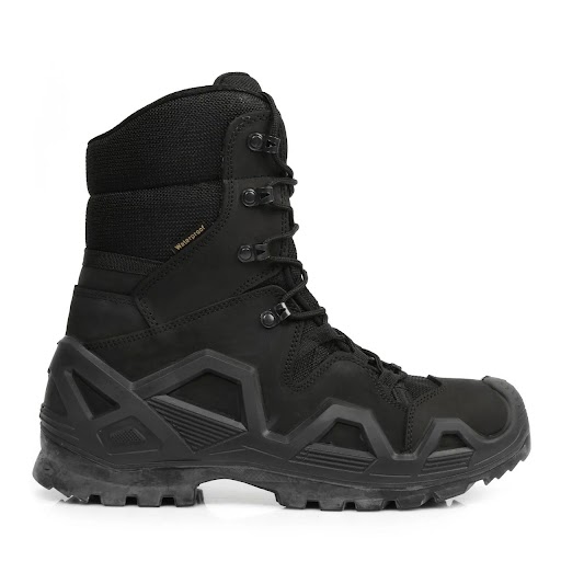 RIGEL PRO TACTICAL HIGH WATERPROOF MILITARY BOOT BLACK | Ser Footwear