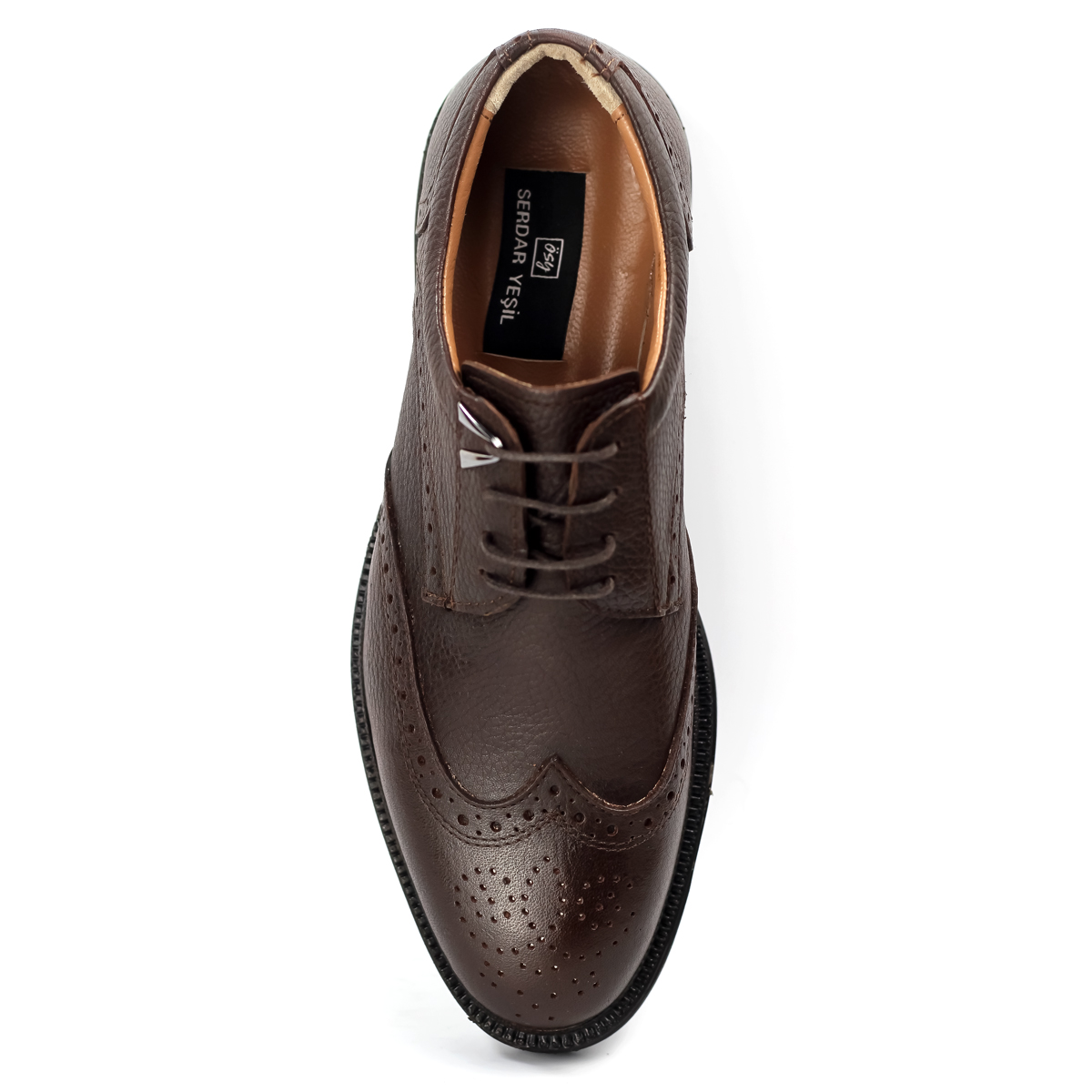 YEPA BORA BROWN BROGUE STAFF SHOE