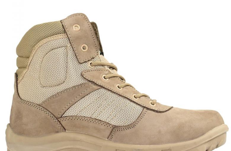 PABUCCHI COMBAT 2024 SAND HALF MILITARY BOOT