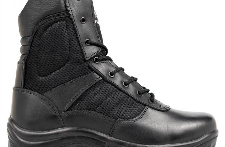 PABUCCHI COMBAT 2071 BLACK MILITARY BOOT