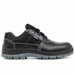 YEPA SIENA BLACK LEATHER WORK SHOE